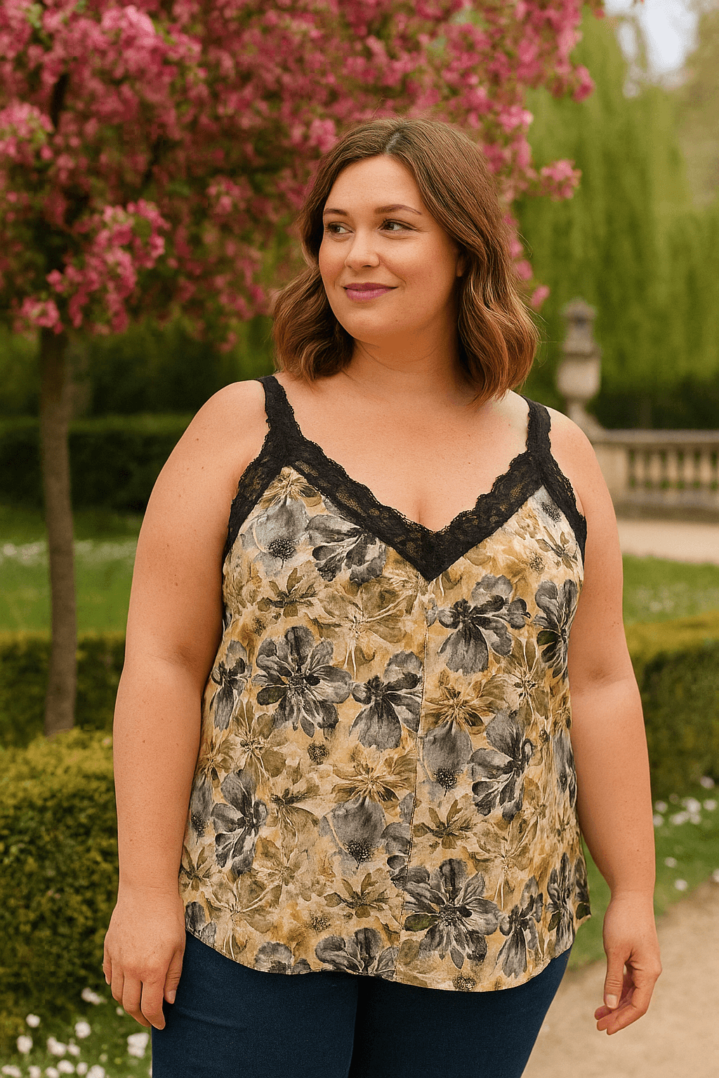 Débardeur à fleurs