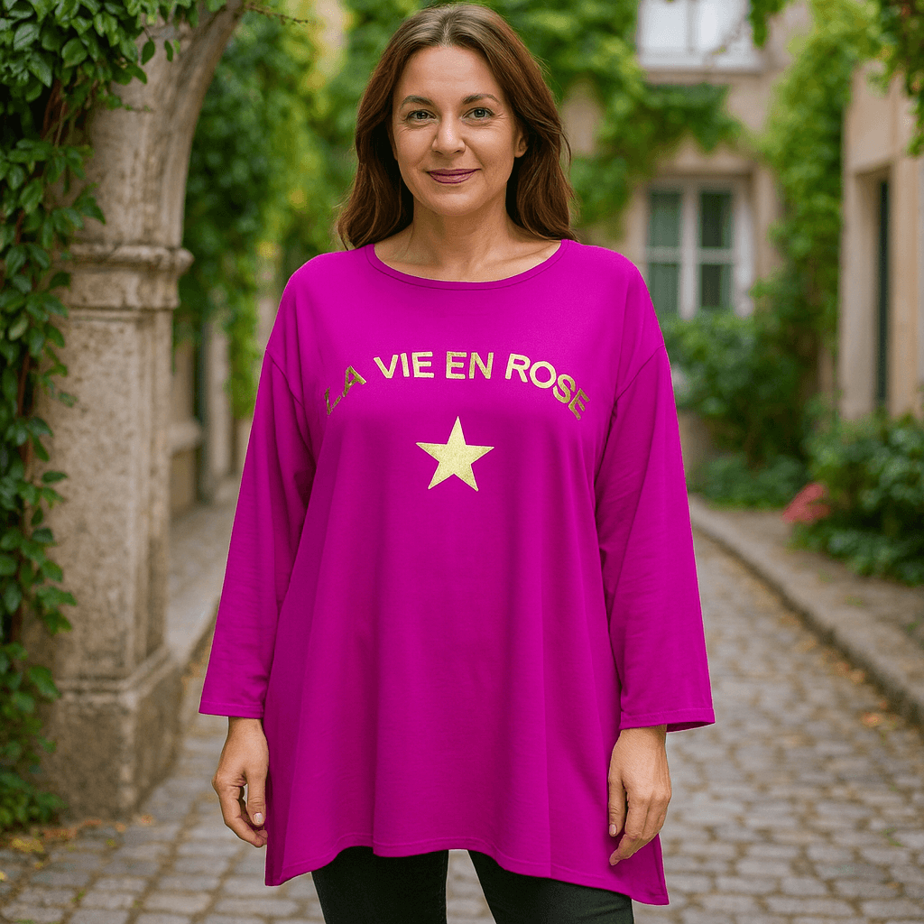 Tunique "la vie en rose"