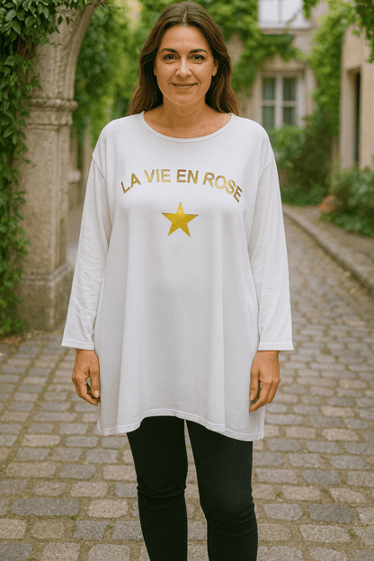 Tunique "la vie en rose"