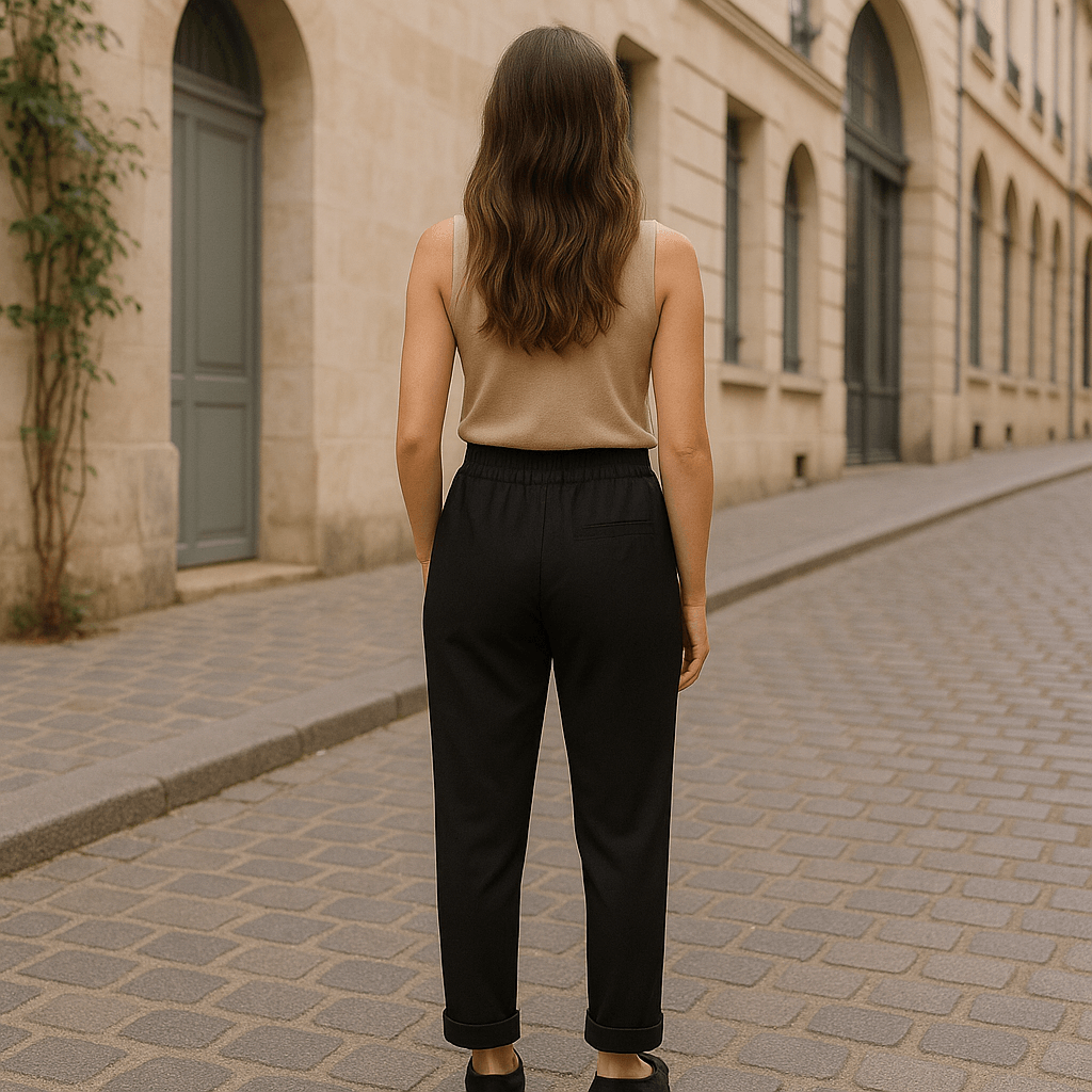 Pantalon à chaîne