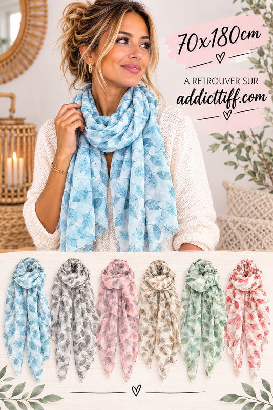 Foulard Feuilles