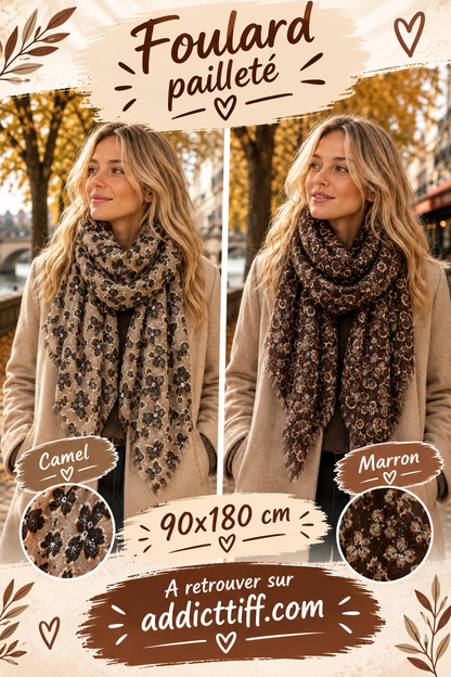 Foulard Pailleté