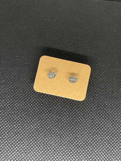 Boucles d'oreilles clous zébré