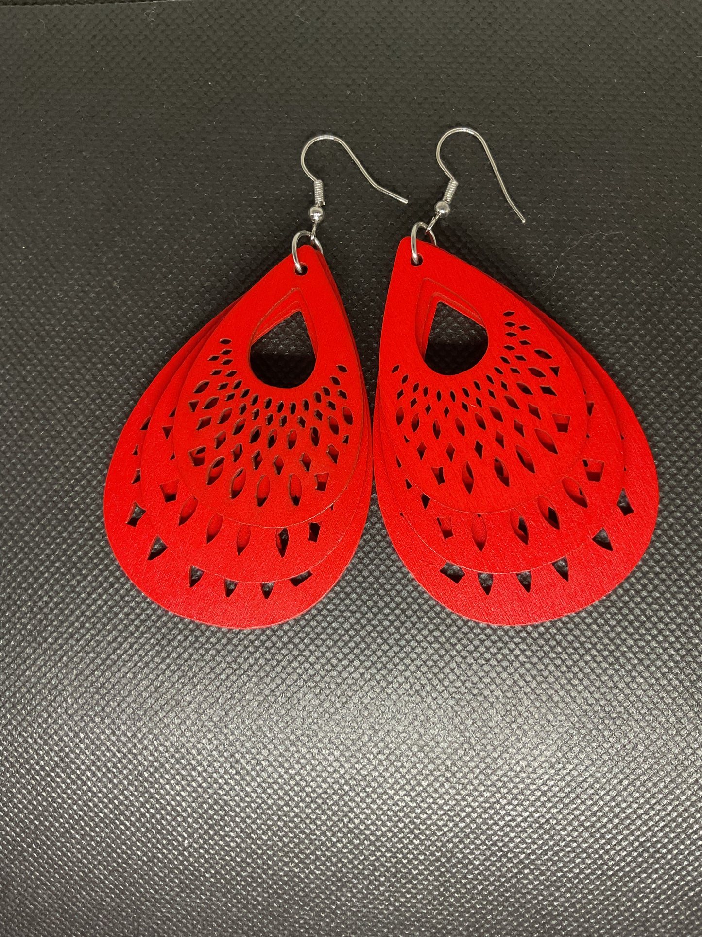 Boucles d'oreilles en bois