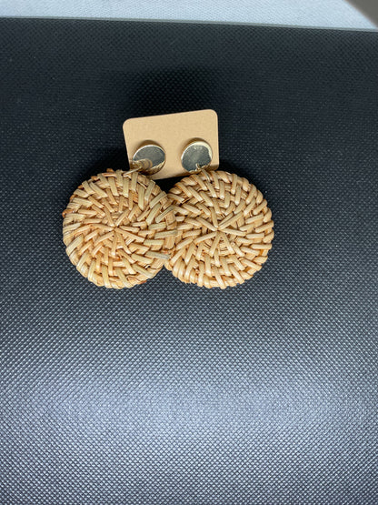 Boucles d'oreilles tressées