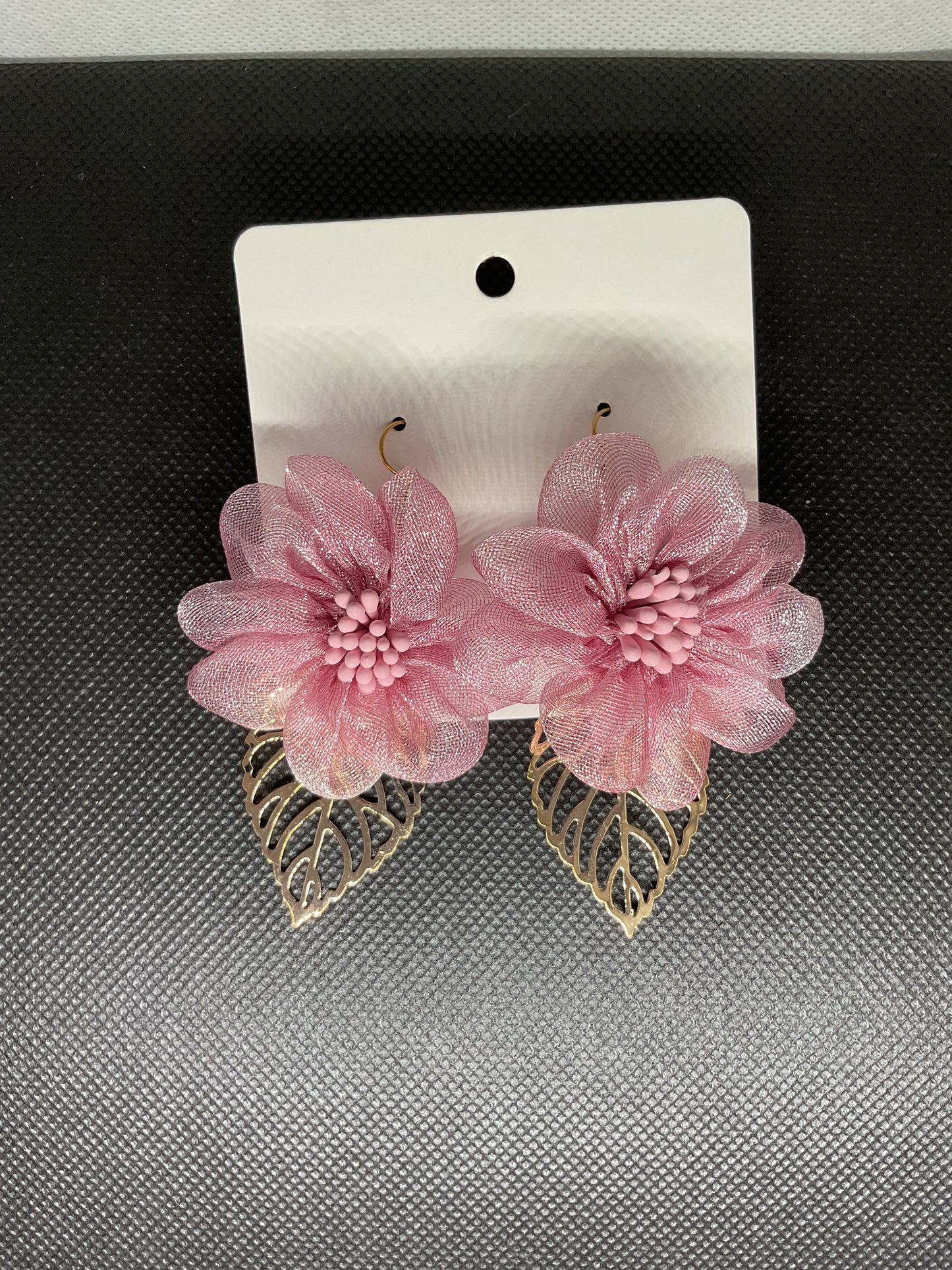 Boucle d'oreilles fleurs