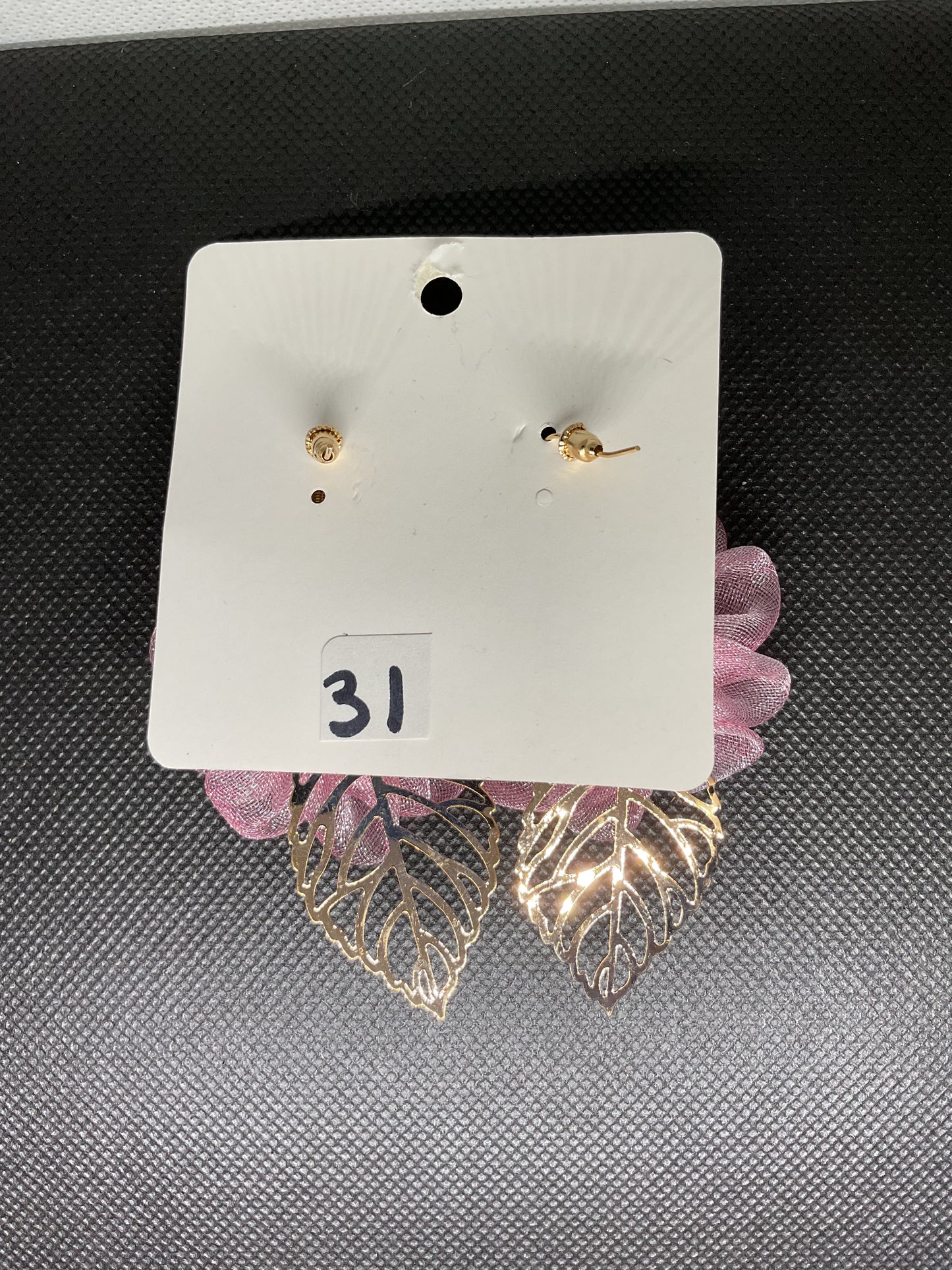 Boucle d'oreilles fleurs