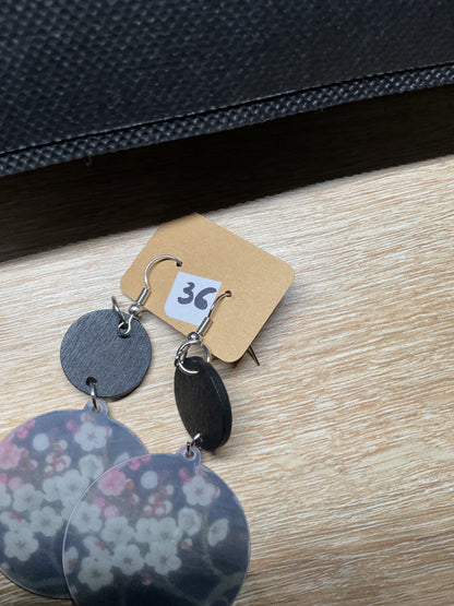 Boucles d'oreille fleurs