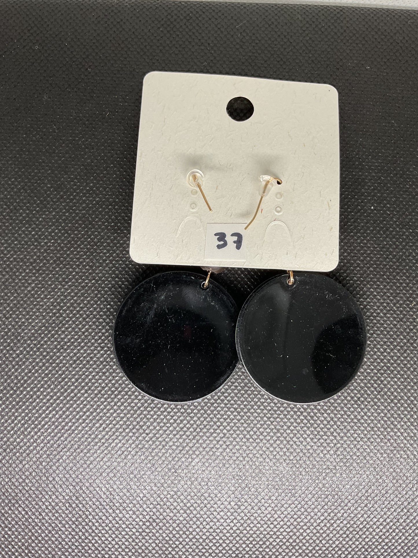 Boucles d'oreille ronde floral