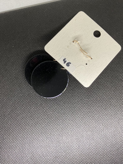 Boucles d'oreille ronde floral