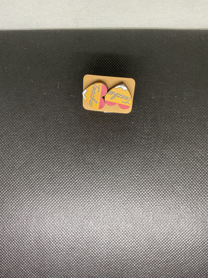 Boucles d'oreille clou école