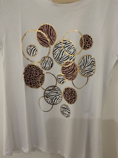 Tee-shirt "rond leopard"