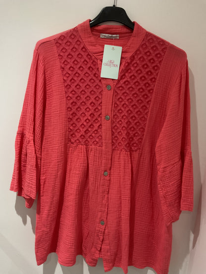 Chemise Gaz de coton