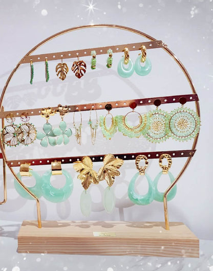 Boucles d'oreilles (menthe) - acier inoxydable