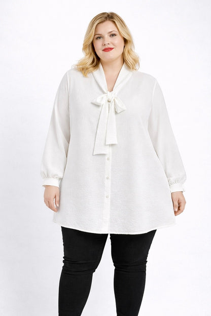 Blouse col Lavalliere