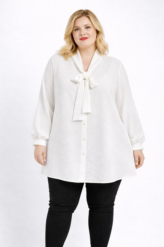 Blouse col Lavalliere