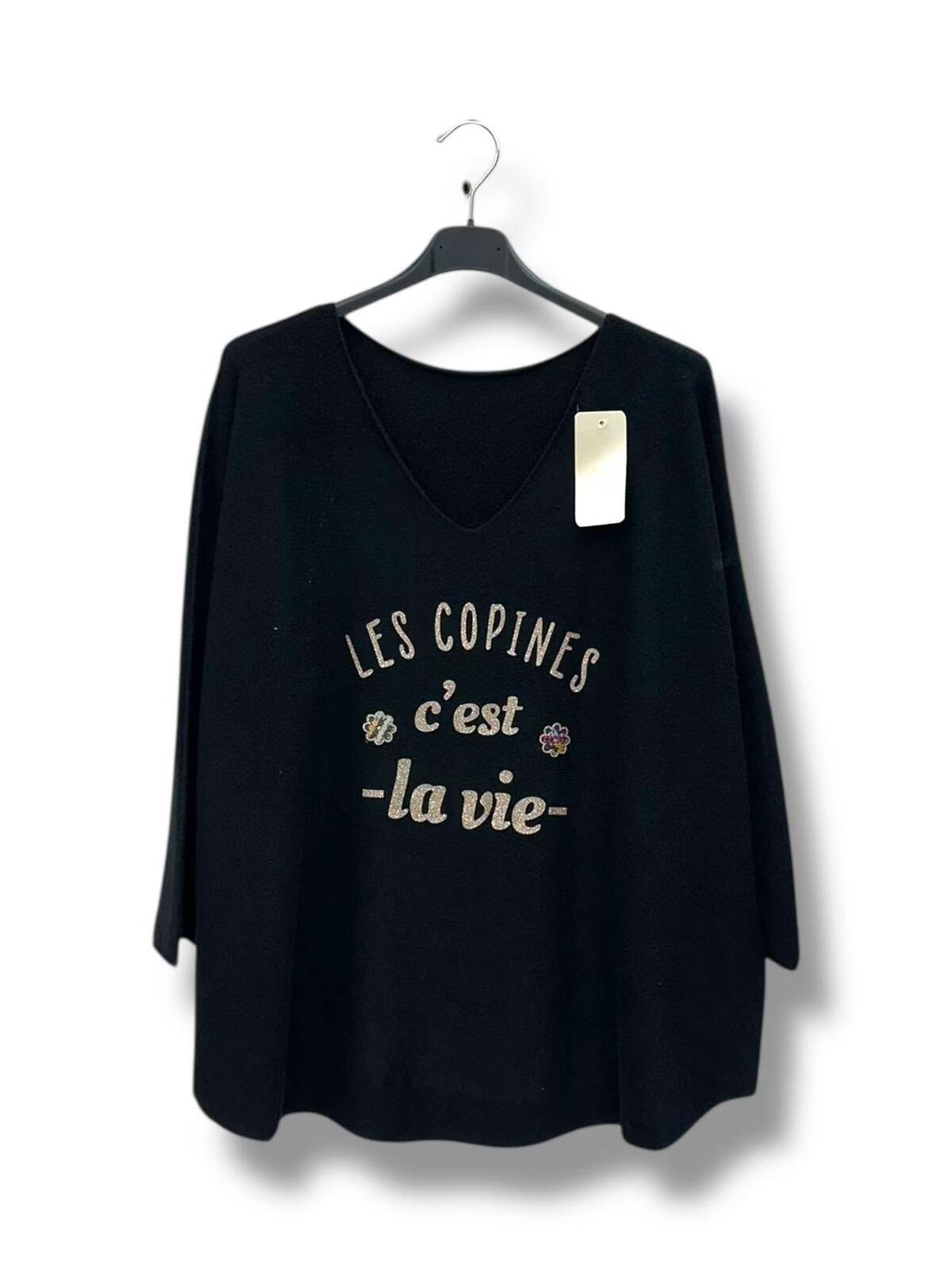Pull "les copines c'est la vie"