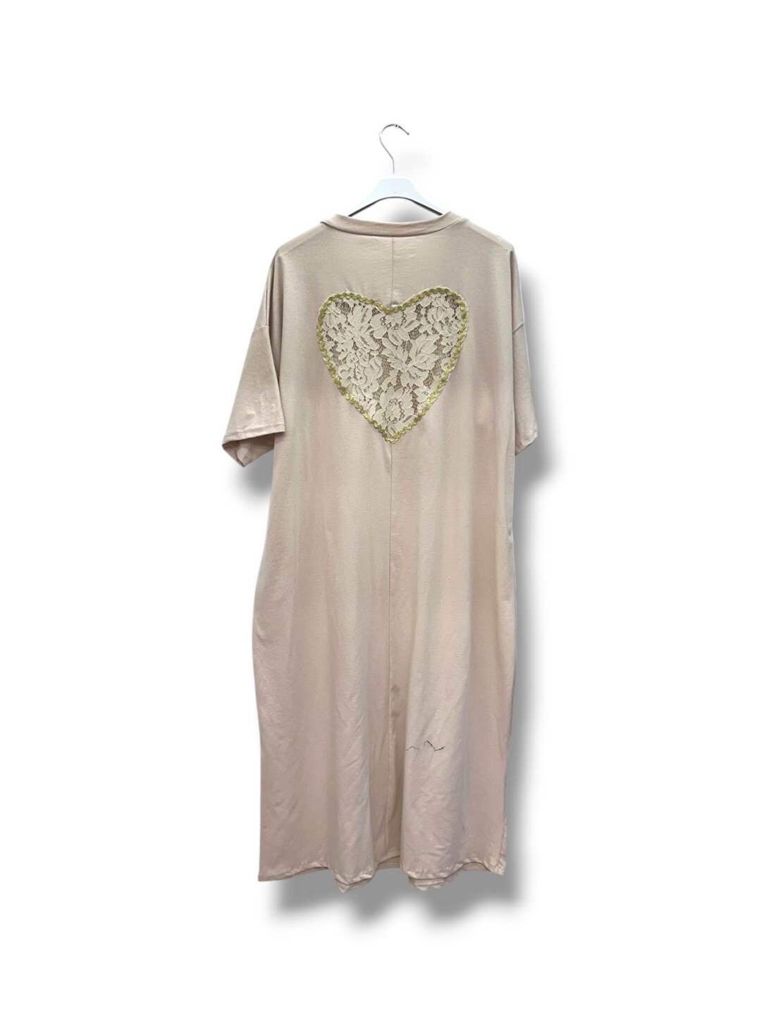 Robe coeur en dentelle