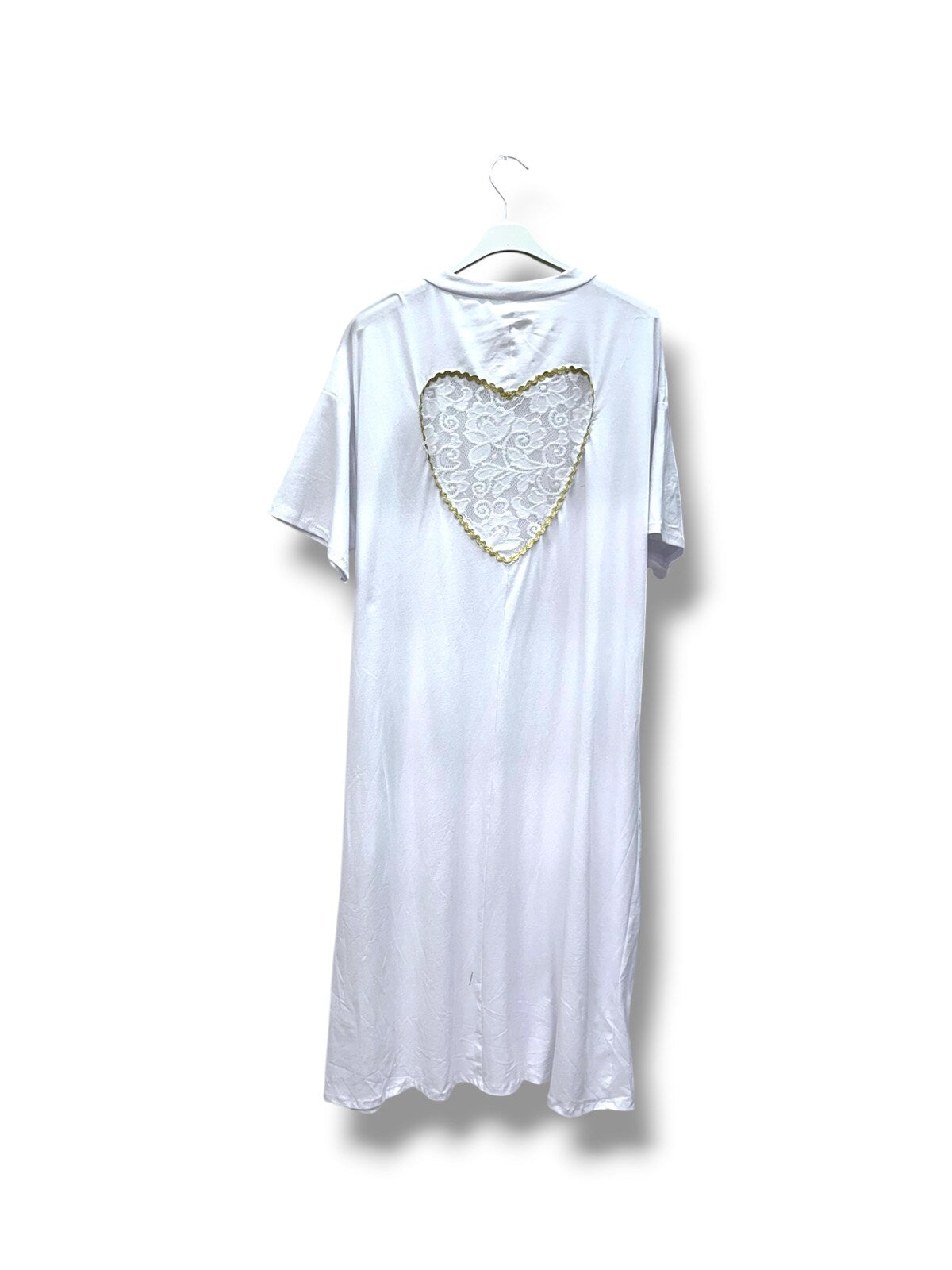 Robe coeur en dentelle - taché