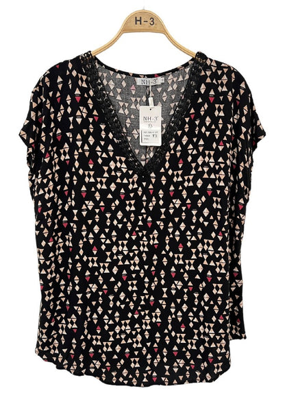 Blouse à motifs
